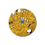 Adventure Time Cover Rubber Round Coaster (4 pack)