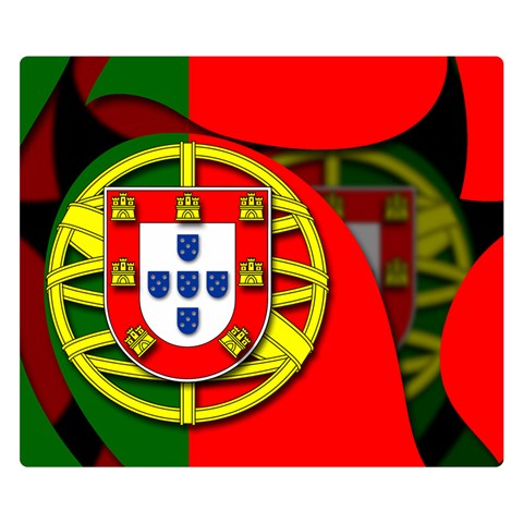 Portugal Double Sided Flano Blanket (Small) from ArtsNow.com 50 x40  Blanket Front