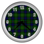 Ogilvie Tartan Wall Clock (Silver)