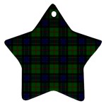 Ogilvie Tartan Star Ornament (Two Sides)