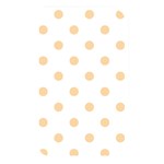 Polka Dots - Sunset Orange on White Memory Card Reader (Rectangular)