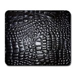 Black Alligator Leather Pattern Large Mousepad