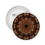 3d Flower Fractal Art Pattern 2.25  Button