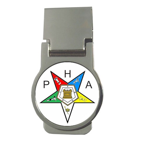 PHA Eastern Star Money Clip (Round) from ArtsNow.com Front
