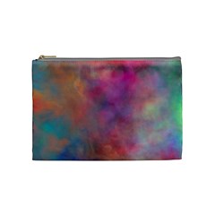 Rainbow Clouds Cosmetic Bag (Medium) from ArtsNow.com Front