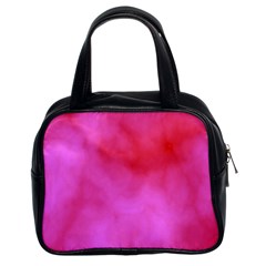 Pink Clouds Classic Handbag (Two Sides) from ArtsNow.com Front