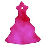 Pink Clouds Christmas Tree Ornament (Two Sides)