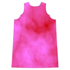 Pink Clouds Shoulder Cutout Velvet  One Piece from ArtsNow.com Back