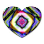 Rippled Geometry  Heart Mousepad