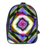 Rippled Geometry  School Bag (Large)