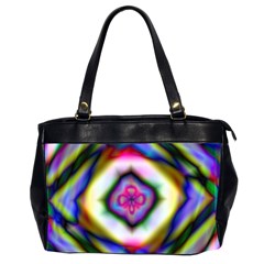 Rippled Geometry  Oversize Office Handbag (2 Sides) from ArtsNow.com Front