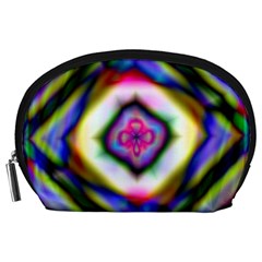 Rippled Geometry  Accessory Pouch (Large) from ArtsNow.com Front