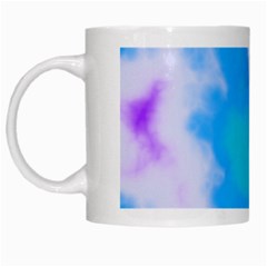 Blue And Purple Clouds White Mug from ArtsNow.com Left