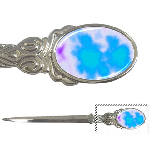 Blue And Purple Clouds Letter Opener from ArtsNow.com Front