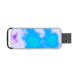 Blue And Purple Clouds Portable USB Flash (One Side)
