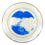 Blue Cloud Porcelain Plate