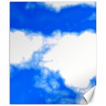 Blue Cloud Canvas 8  x 10 