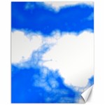 Blue Cloud Canvas 11  x 14 