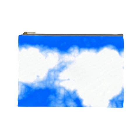 Blue Cloud Cosmetic Bag (Large) from ArtsNow.com Front