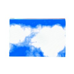 Blue Cloud Cosmetic Bag (Large) from ArtsNow.com Front