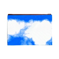 Blue Cloud Cosmetic Bag (Large) from ArtsNow.com Back