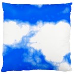 Blue Cloud Large Cushion Case (One Side)