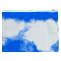 Blue Cloud Cosmetic Bag (XXL) from ArtsNow.com Back