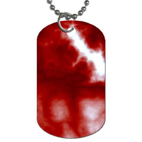 Cherry Cream Sky Dog Tag (One Side) from ArtsNow.com Front