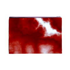 Cherry Cream Sky Cosmetic Bag (Large) from ArtsNow.com Back