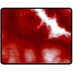 Cherry Cream Sky Fleece Blanket (Medium)