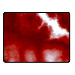 Cherry Cream Sky Fleece Blanket (Small)