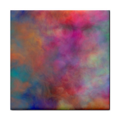 Rainbow Clouds Face Towel from ArtsNow.com Front