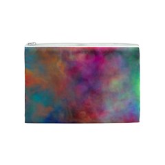 Rainbow Clouds Cosmetic Bag (Medium) from ArtsNow.com Front