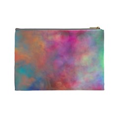 Rainbow Clouds Cosmetic Bag (Large) from ArtsNow.com Back