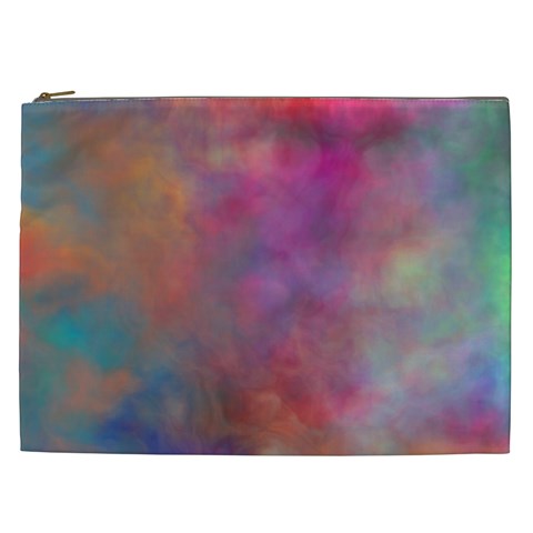 Rainbow Clouds Cosmetic Bag (XXL) from ArtsNow.com Front