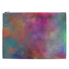 Rainbow Clouds Cosmetic Bag (XXL) from ArtsNow.com Front