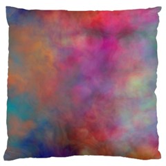 Rainbow Clouds Large Flano Cushion Case (Two Sides) from ArtsNow.com Front
