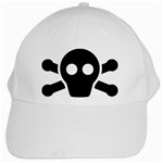 Skull_2 White Cap