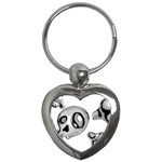 Skull_4 Key Chain (Heart)