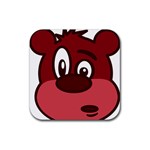 bear Rubber Coaster (Square)