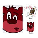 bear Playing Cards Single Design