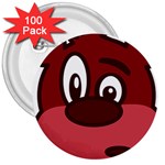 bear 3  Button (100 pack)