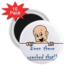 wrecked 2.25  Magnet (10 pack)