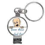 wrecked Nail Clippers Key Chain