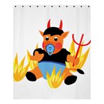 Devil Baby Shower Curtain 60  x 72  (Medium)