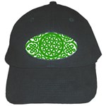 Celtic Mandala_green Black Cap
