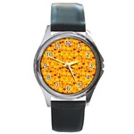 autumn0034 Round Metal Watch