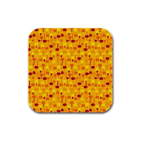 autumn0034 Rubber Square Coaster (4 pack) from ArtsNow.com Front