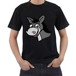 Donkey Head Men s T-Shirt (Black)