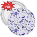 Fathers Day doodle 3  Button (100 pack)